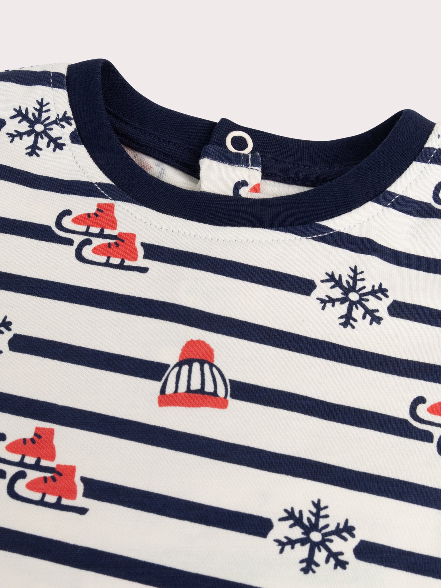 T-shirt à imprimé hivernal pour bébé garçon