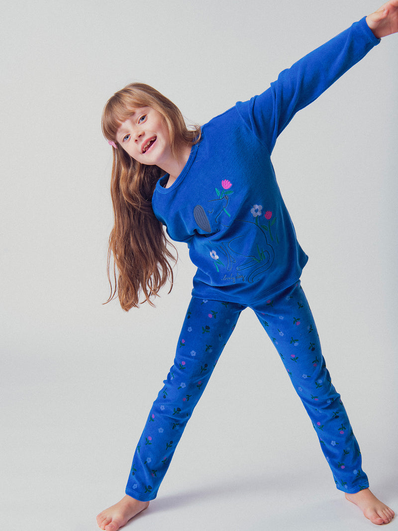 Pyjama chien pour enfant fille