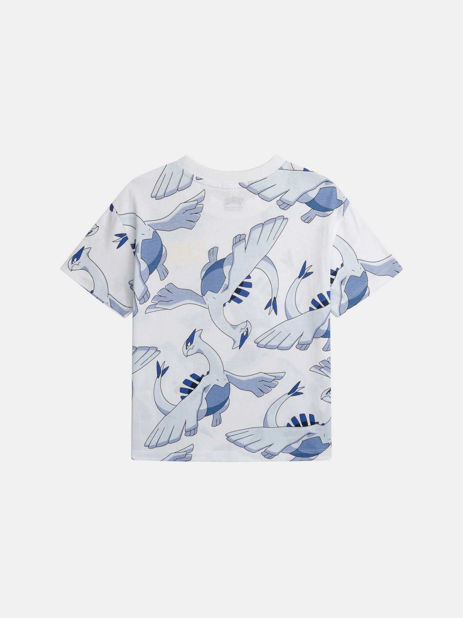 T-shirt blanc imprimé Pokémon Lugia
