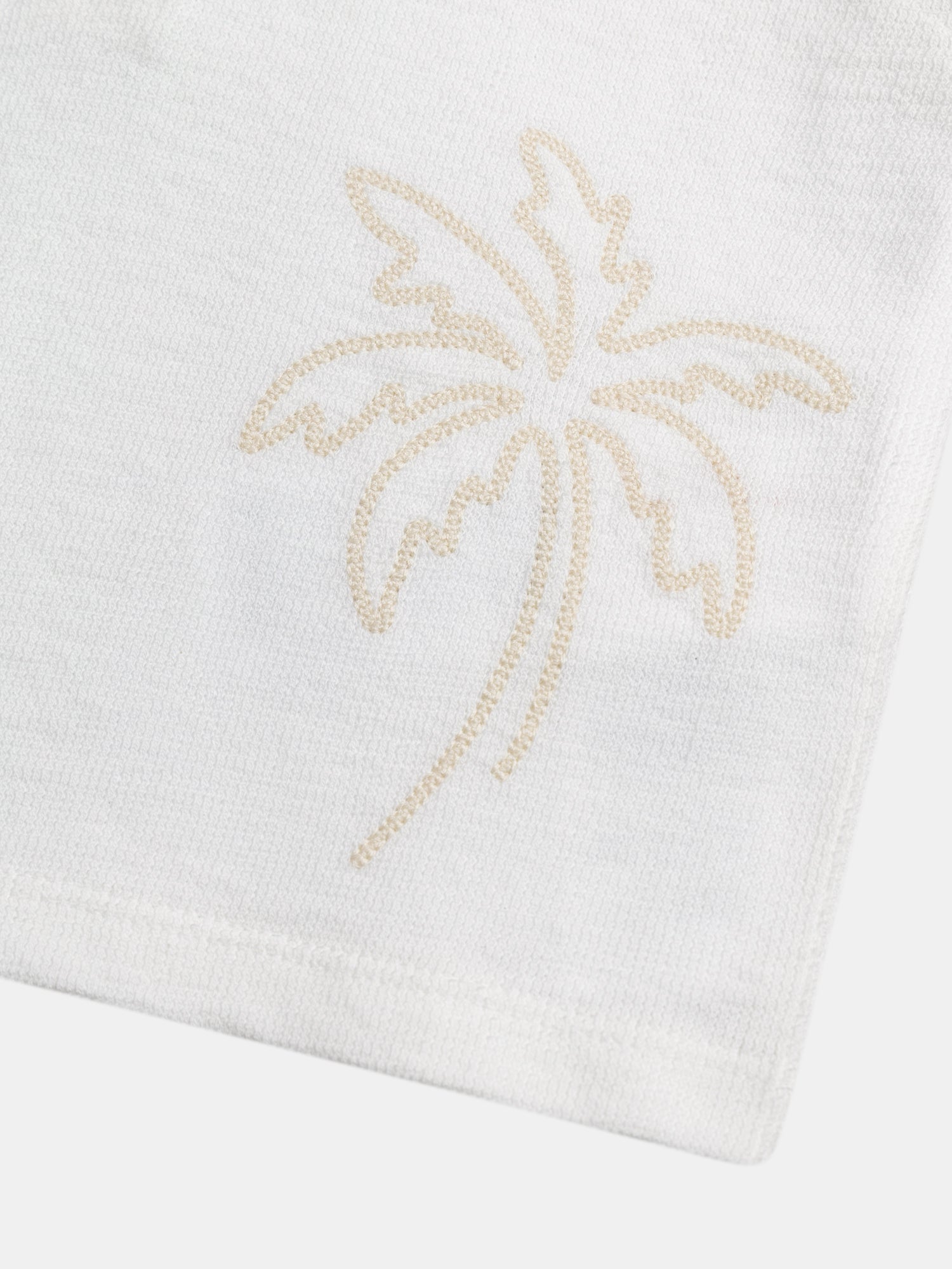 Polo écru avec broderie Palmier pour bébé garçon