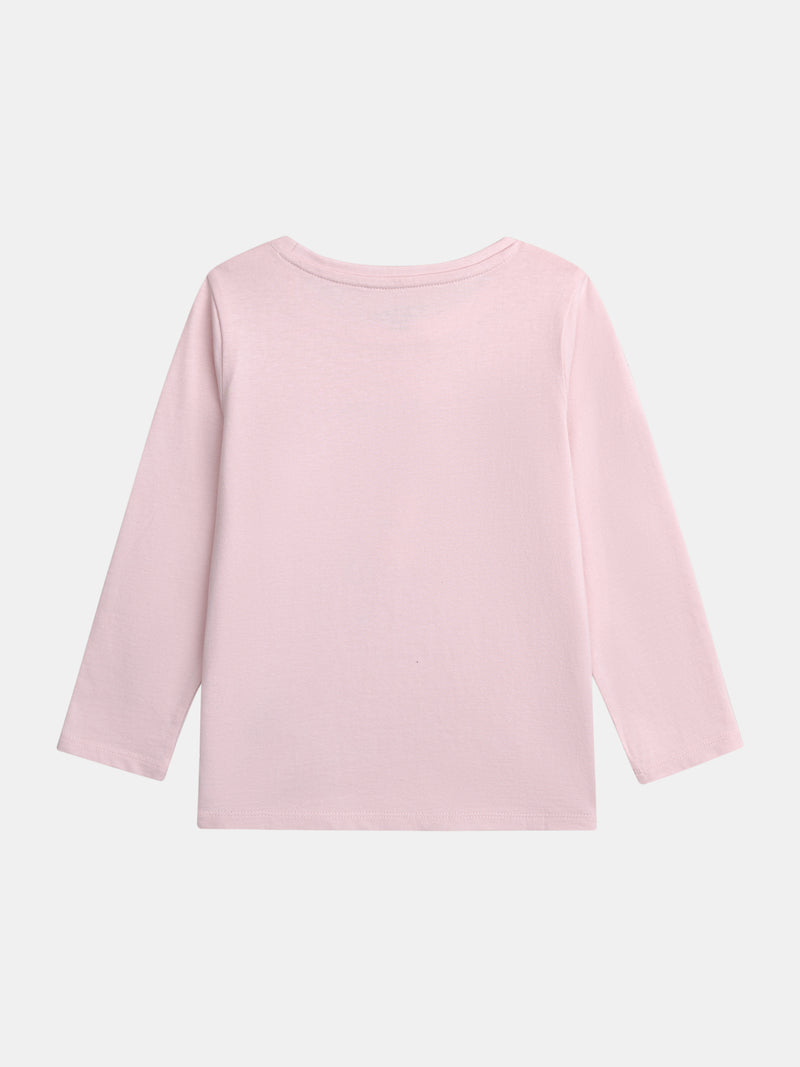 Pyjama long rose "Hello Sunshine" pour enfant fille