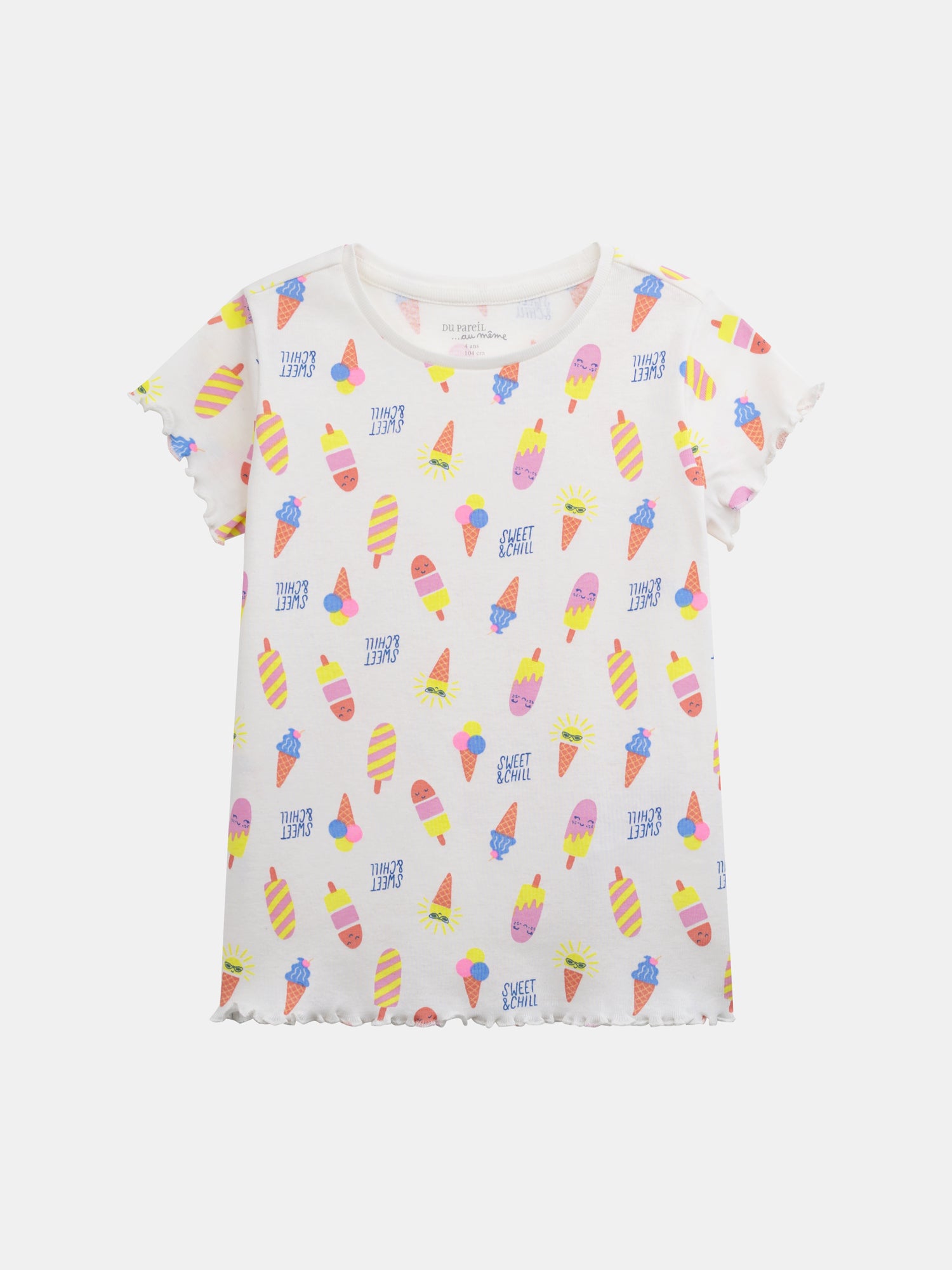 Pyjama court "SWEET & CHILL" pour enfant fille