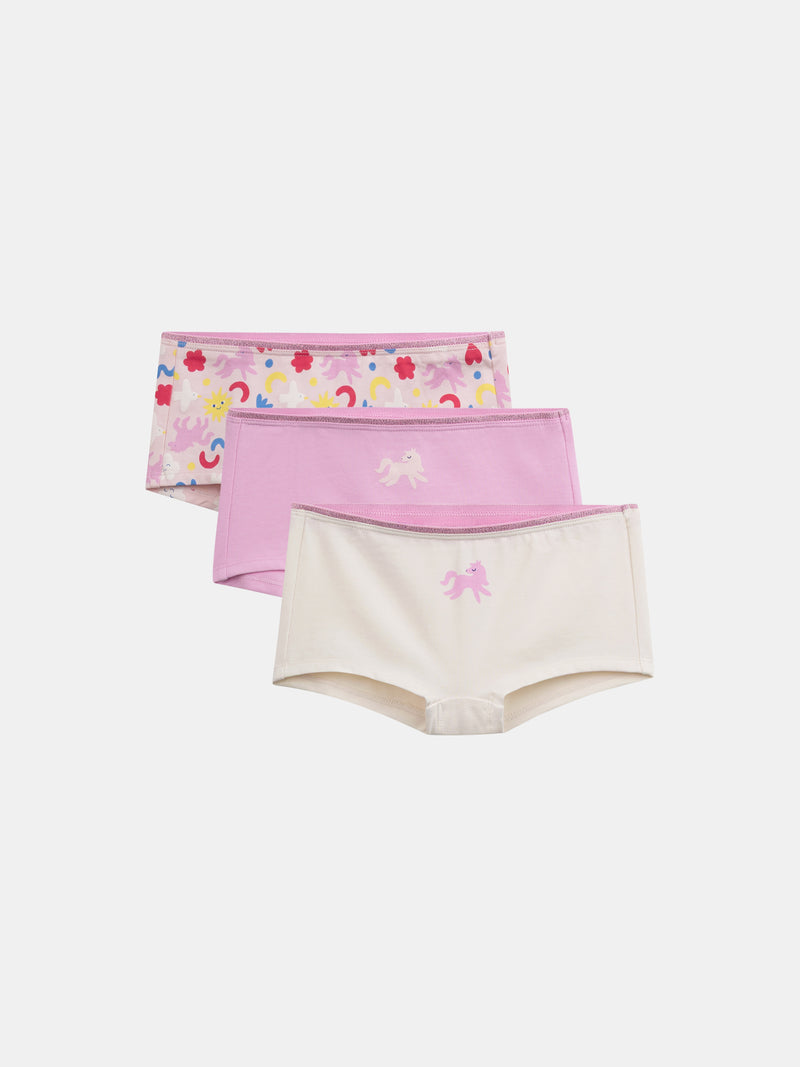 Lot de 3 shorties "DREAM" pour enfant fille