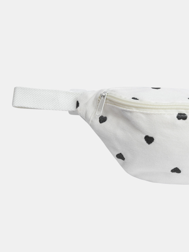 Sac banane à coeurs pour filles