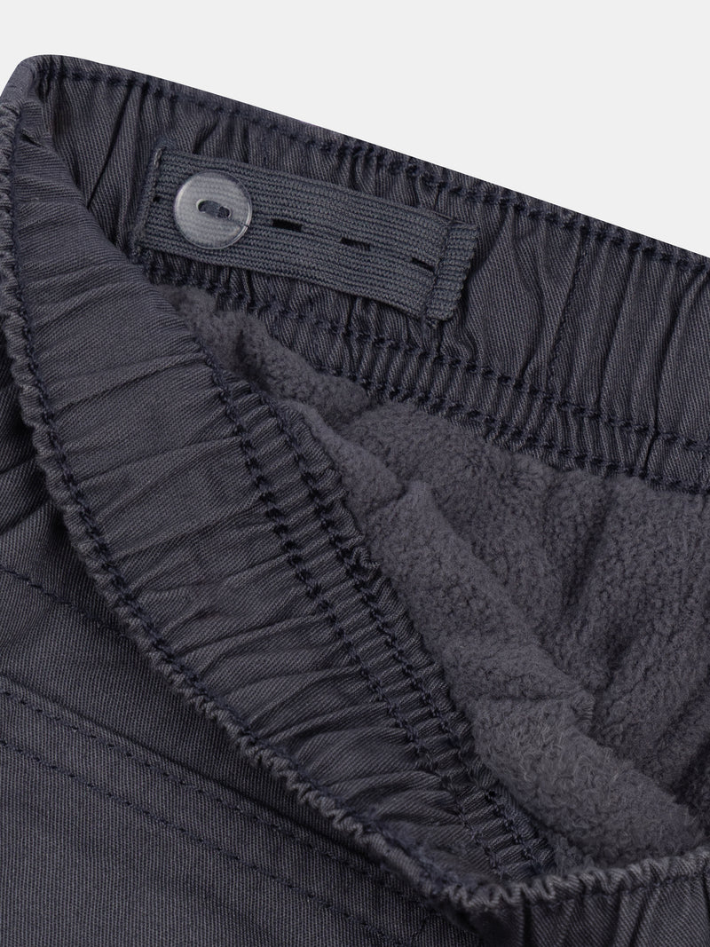 Pantalon gris doublé chaud pour garçon
