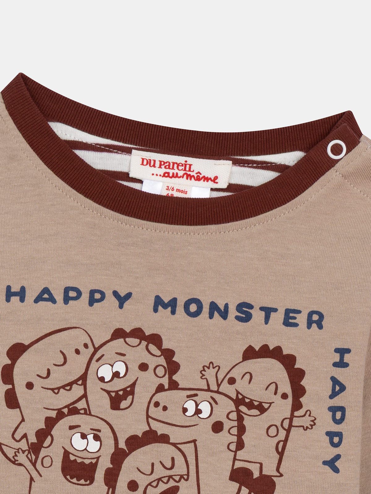 Tee Shirt Manches Longues Ecru