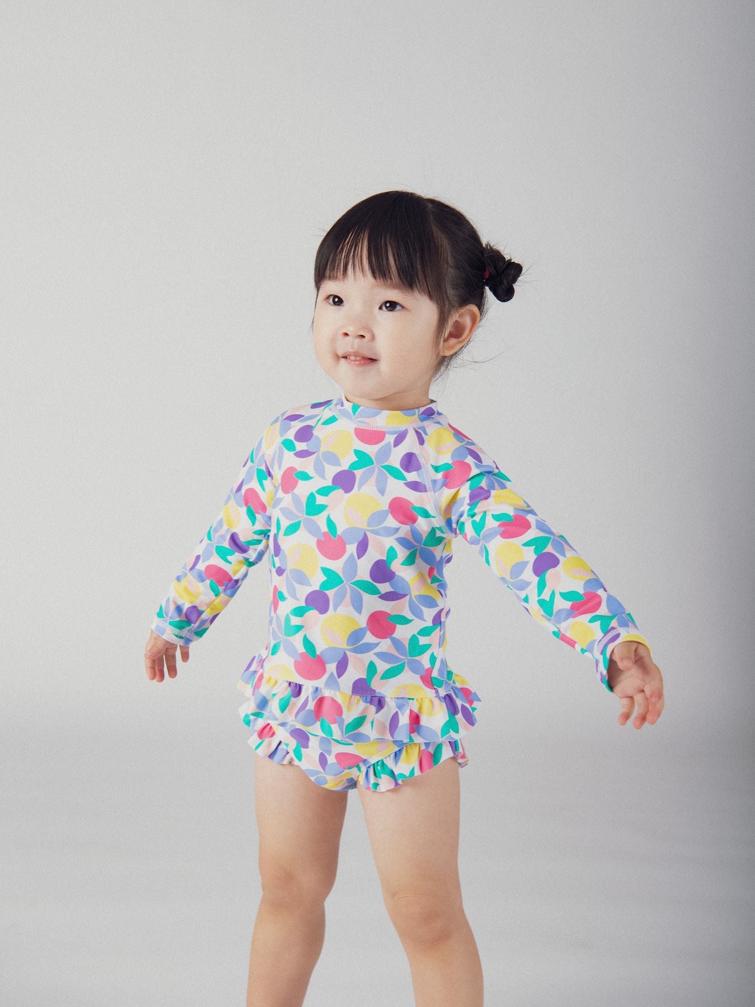 Culotte de bain imprimé fantaisie pour bébé fille