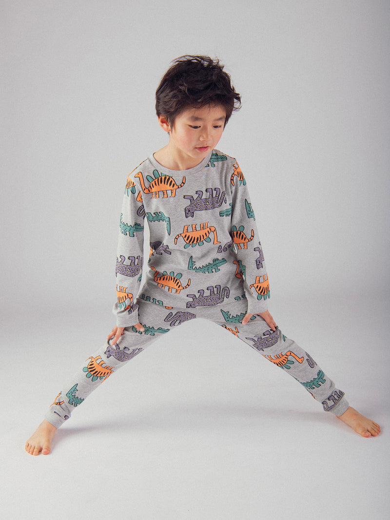Pyjama avec imprimé intégral "Dino & Friends" pour enfant garçon