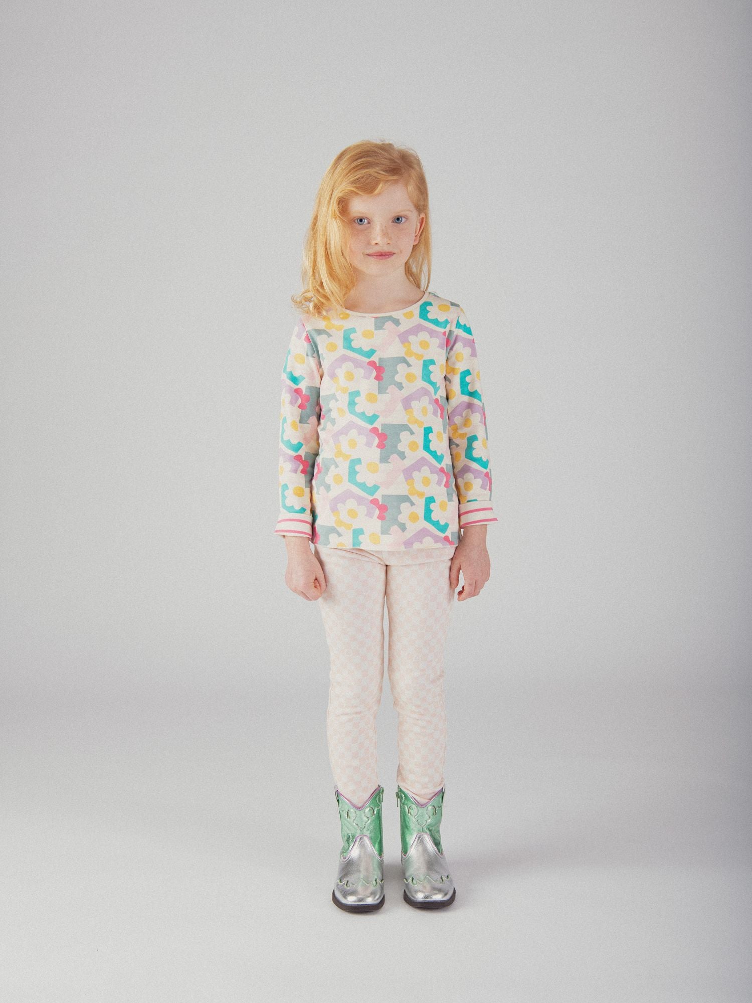 T-shirt à manches longues réversible pour fille