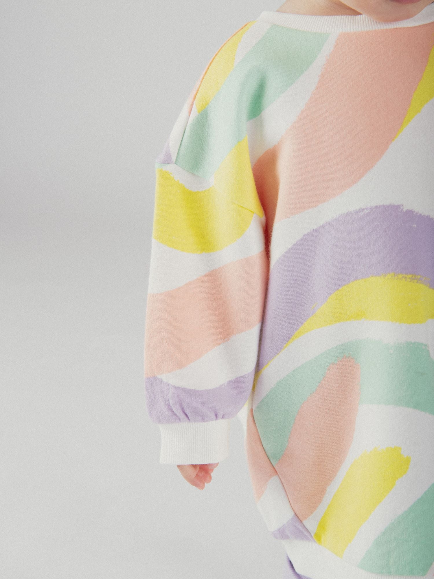 Ensemble imprimé coloré pour bébé fille