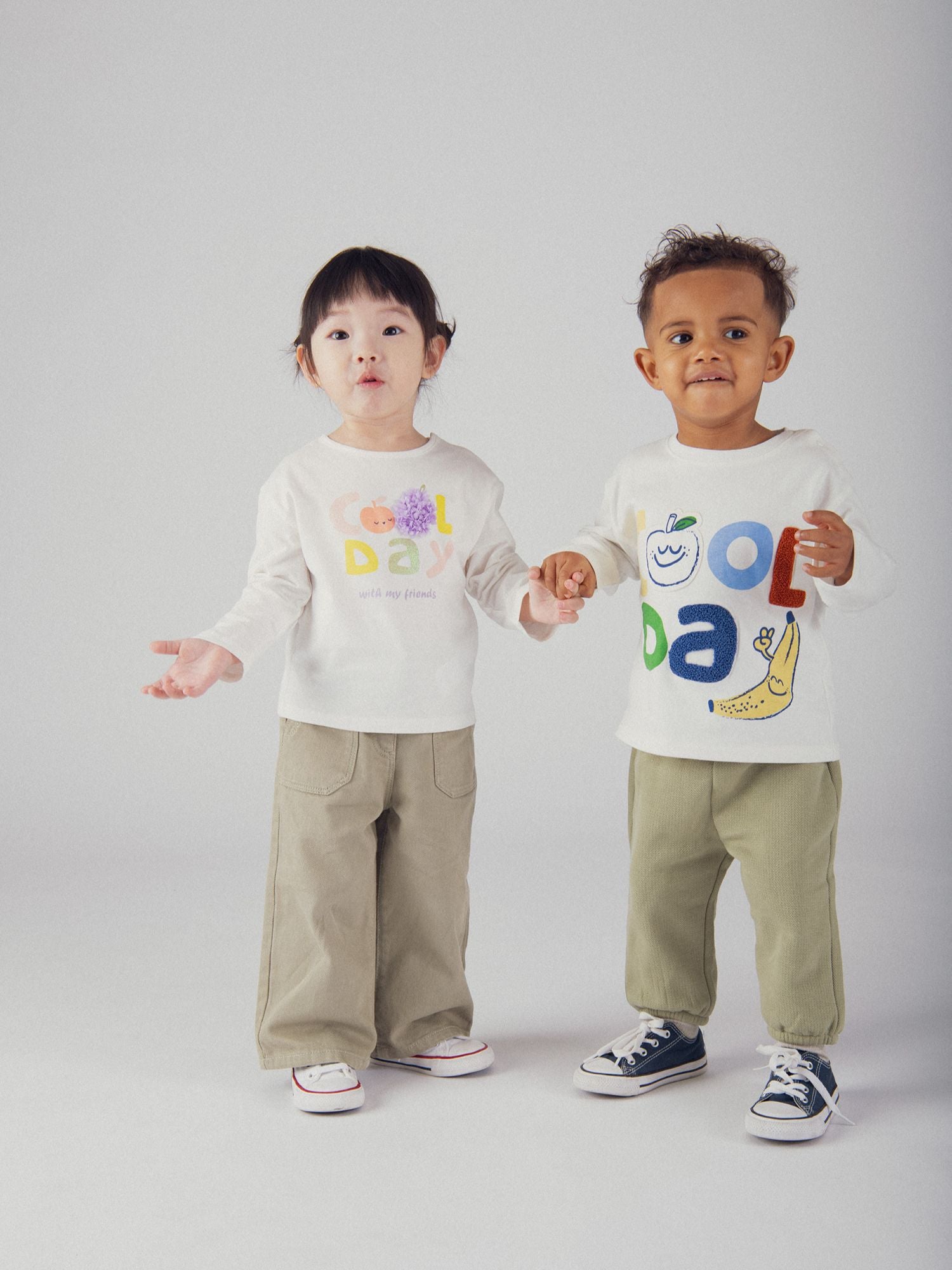 T-shirt motif fruit pastel pour bébé fille