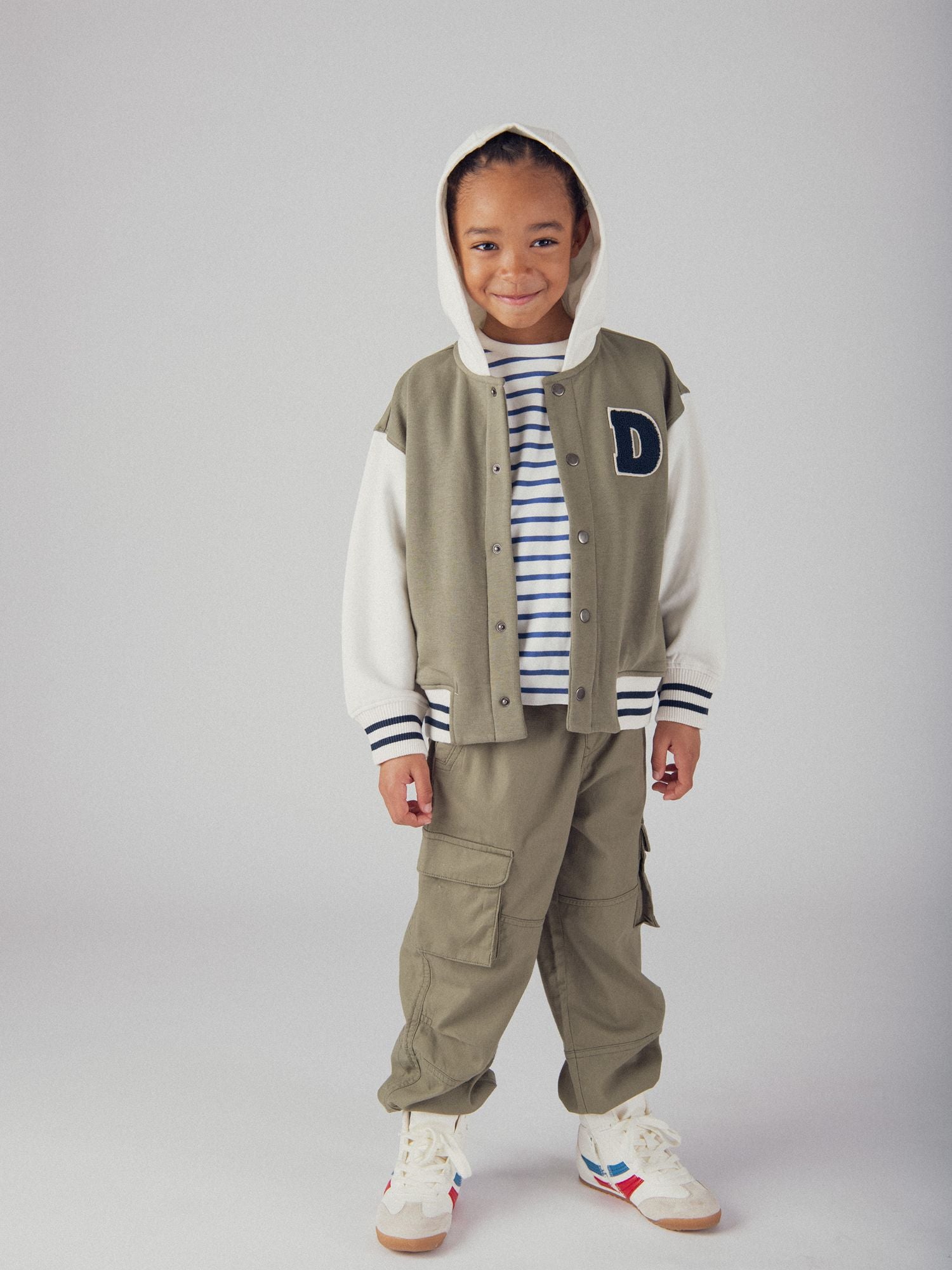 Teddy à capuche kaki pour garçon