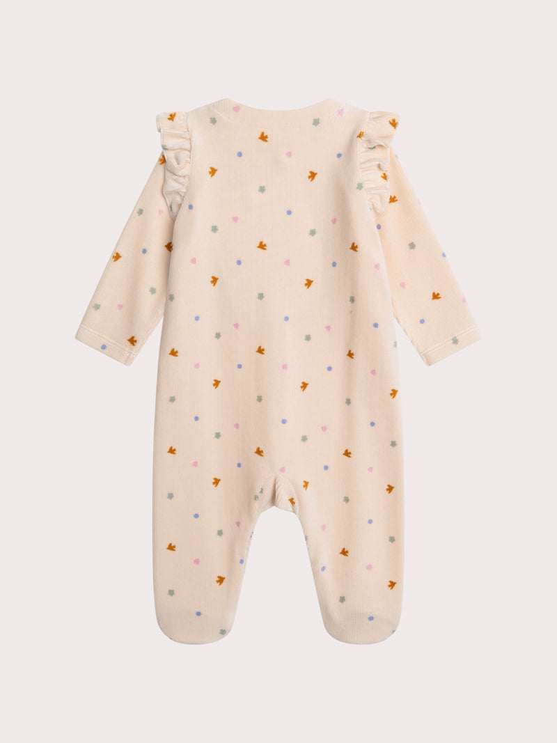 Grenouillère fantaisie pour bébé fille