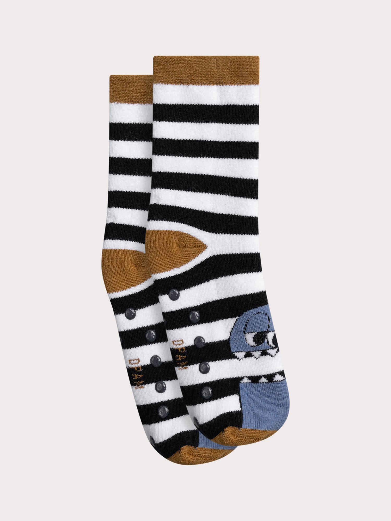 Chaussettes chaudes & antidérantes rayées pour garçon