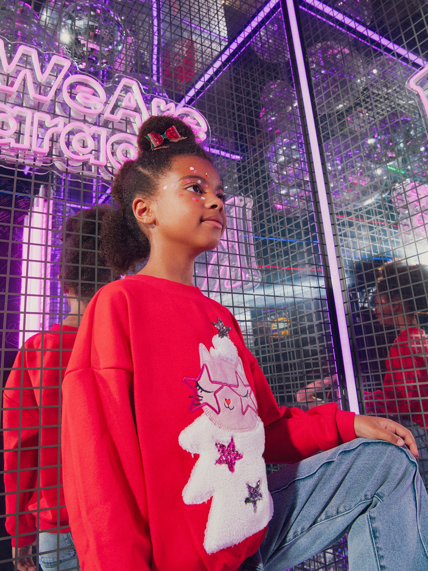 Sweat rouge de Noël