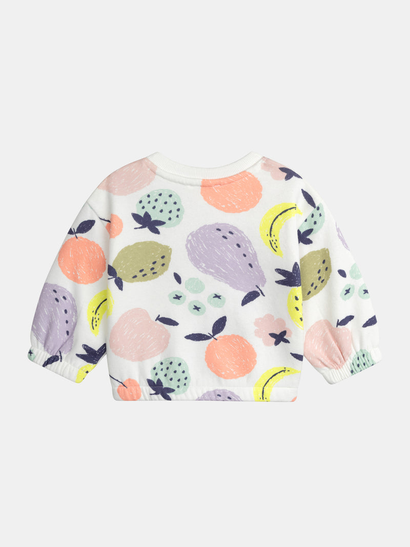 Ensemble imprimé  fruitier pour bébé fille