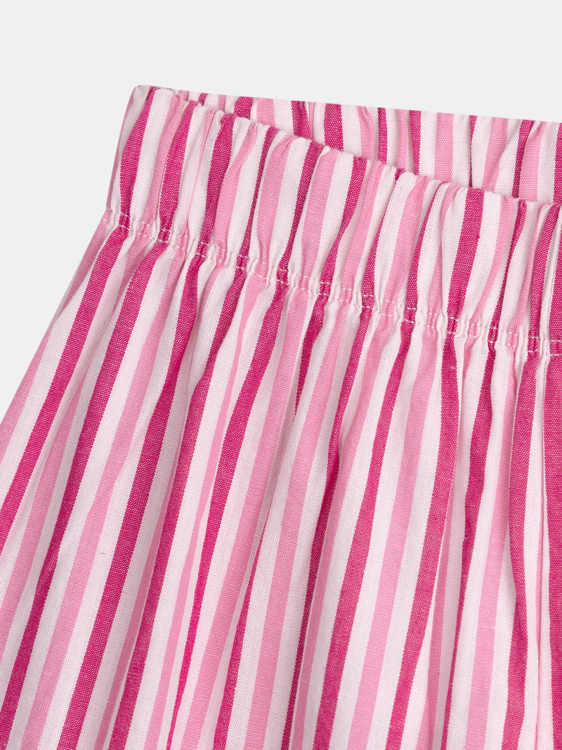 Pyjama long rose  "Hello Sunshine" pour enfant fille