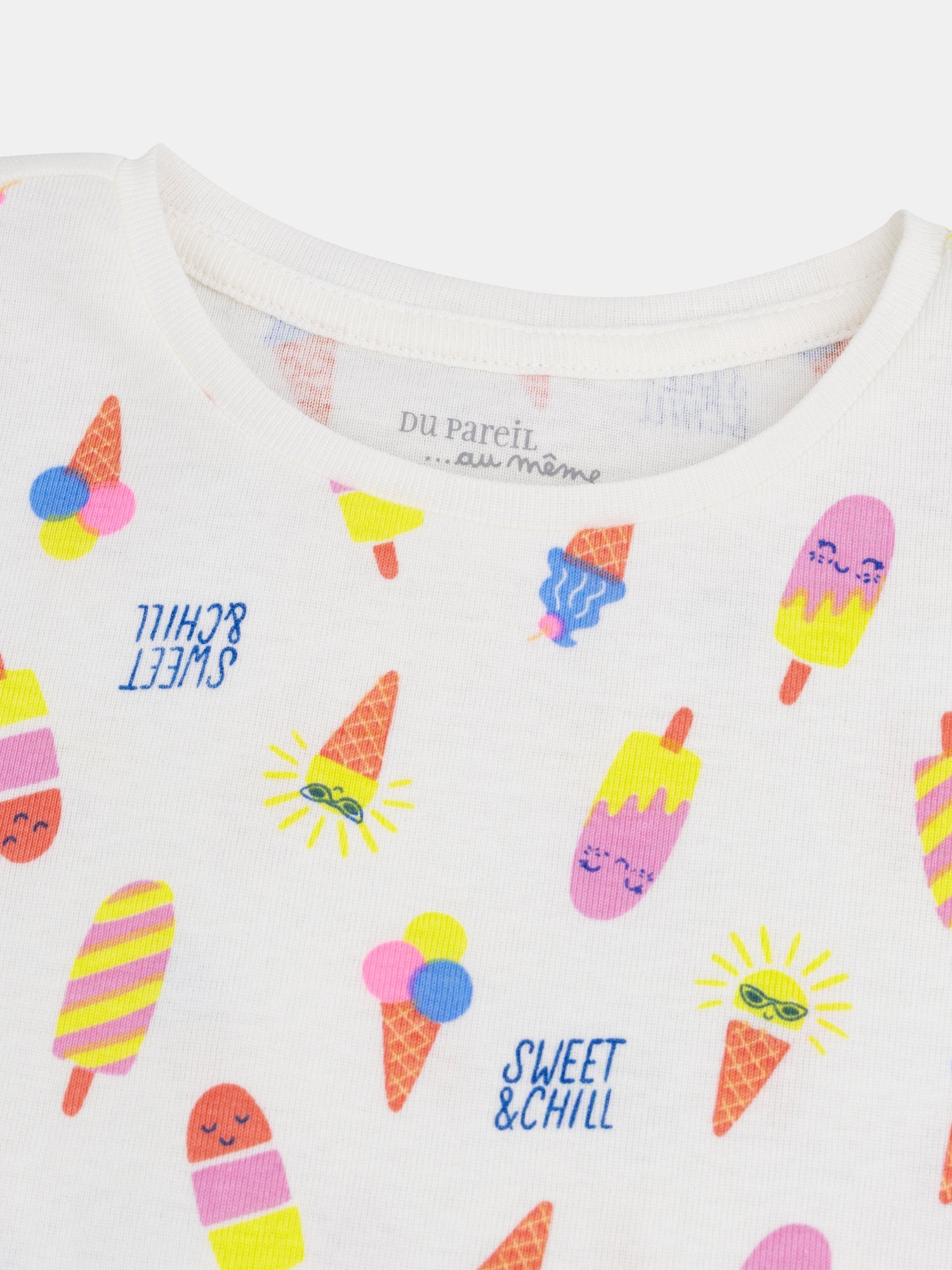 Pyjama court "SWEET & CHILL" pour enfant fille