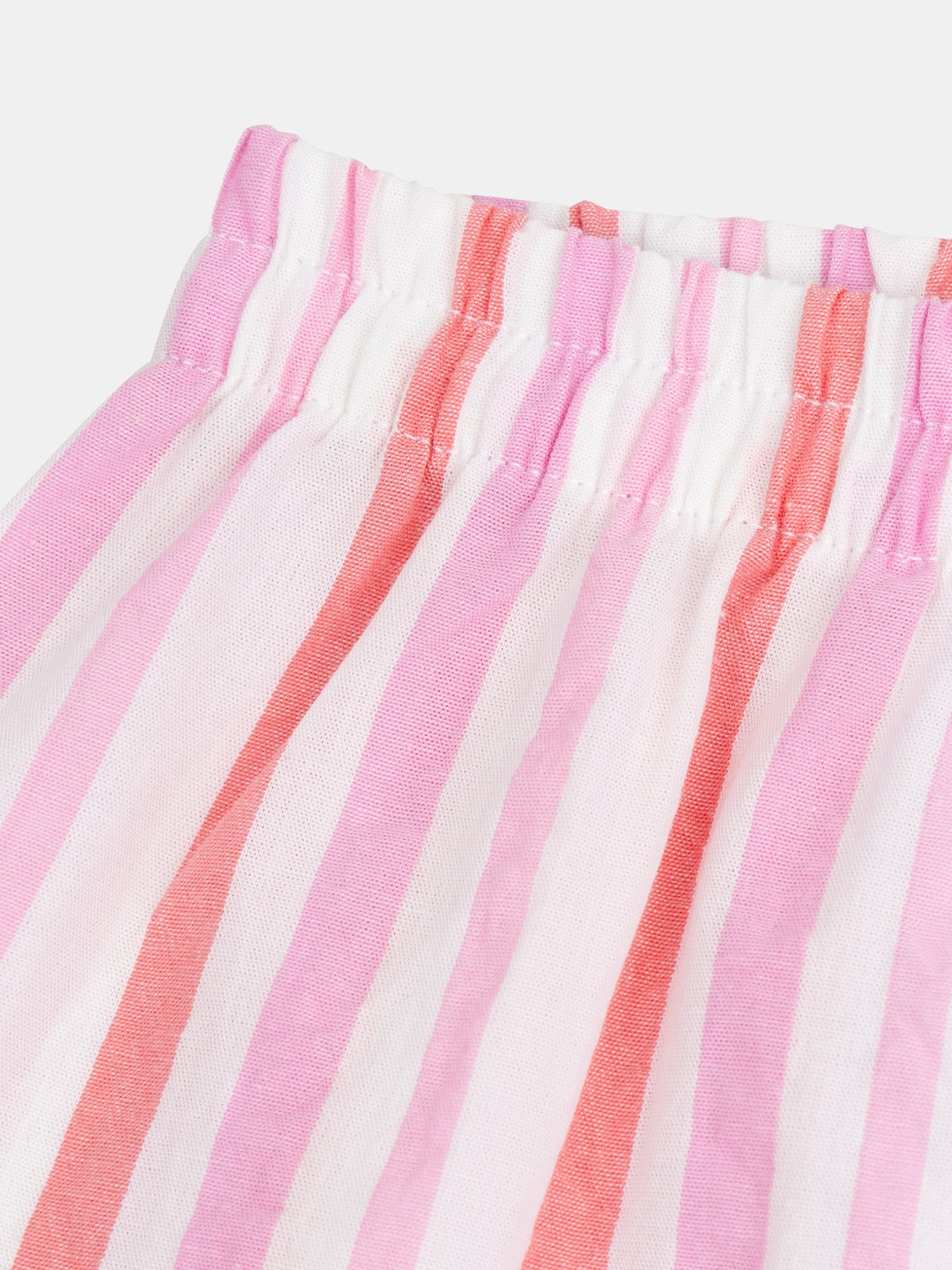 Pyjama court rose avec imprimé "Playa Fiesta" pour enfant fille