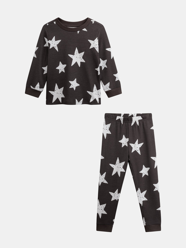 Pyjama phosphorescent avec imprimé intégral étoilé pour enfant garçon
