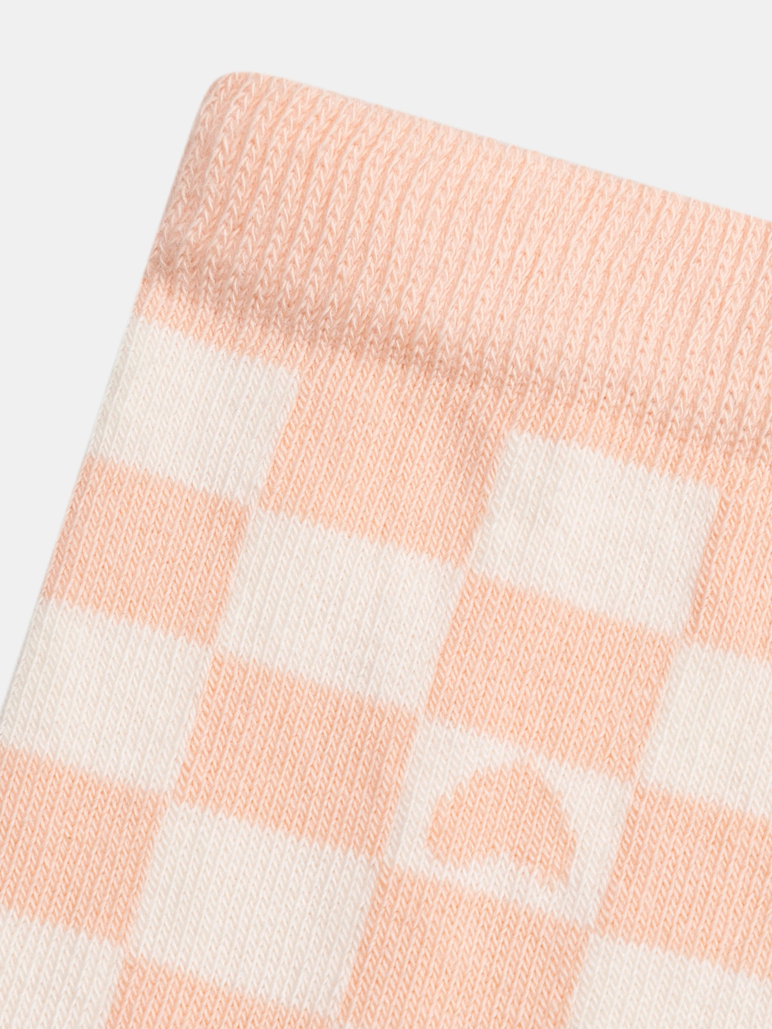 Chaussettes à carreaux roses pour fille