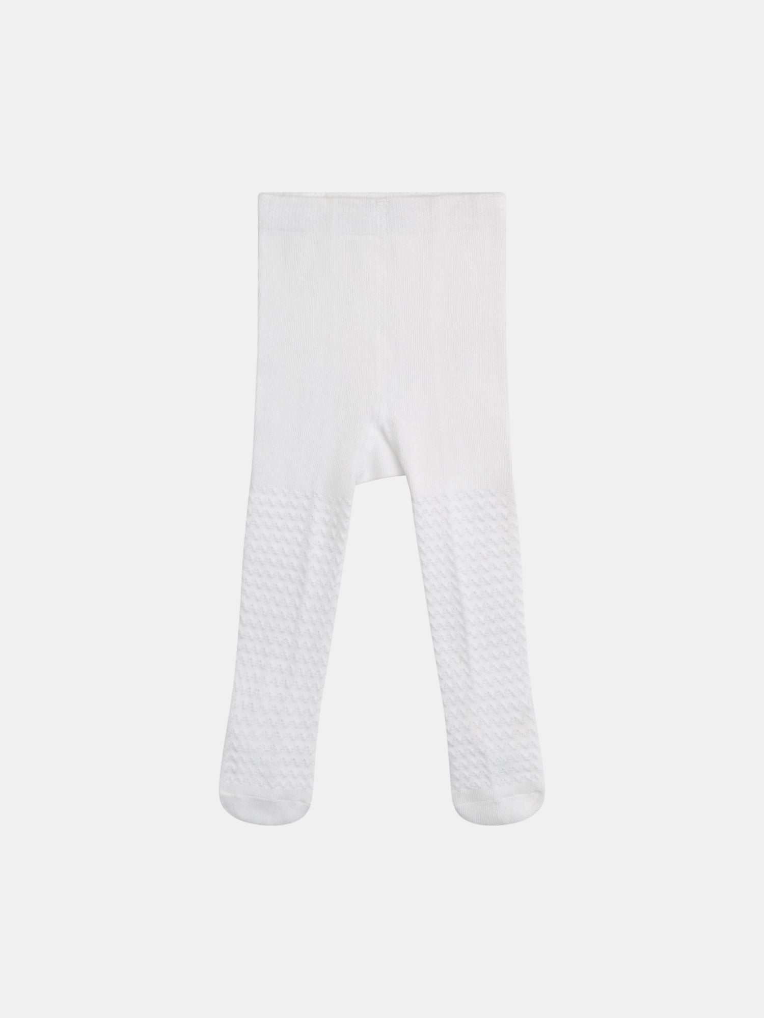Collant écru pour bébé fille