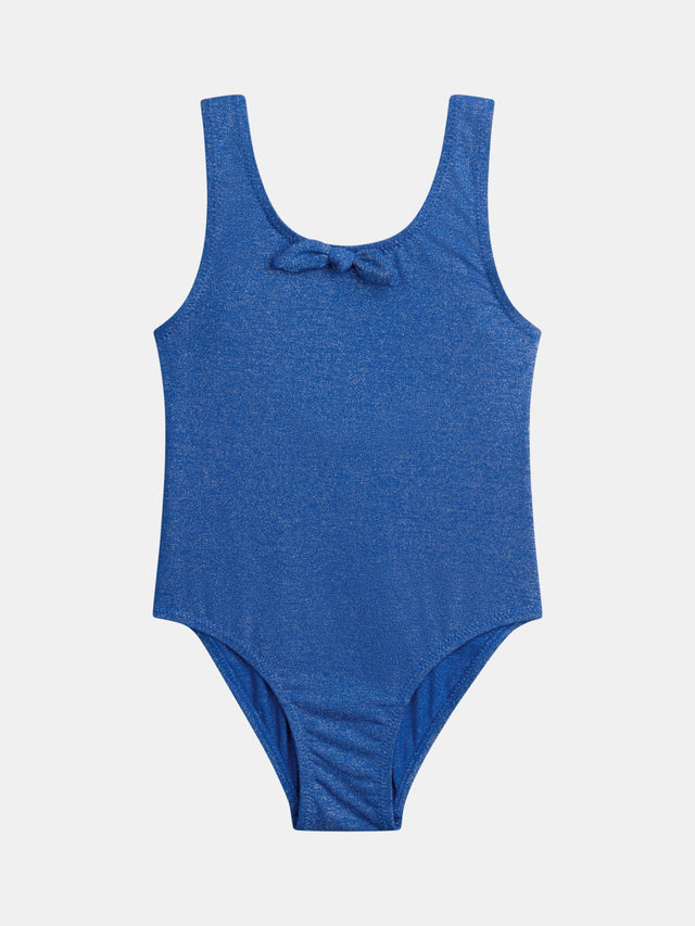 Maillot de bain 1 pièce brillant pour fille