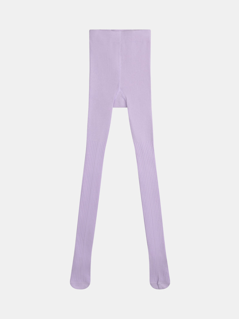Collant lilas brillant pour fille