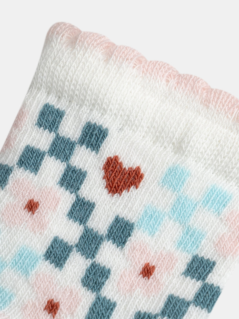 Chaussettes motif graphiques pour fille
