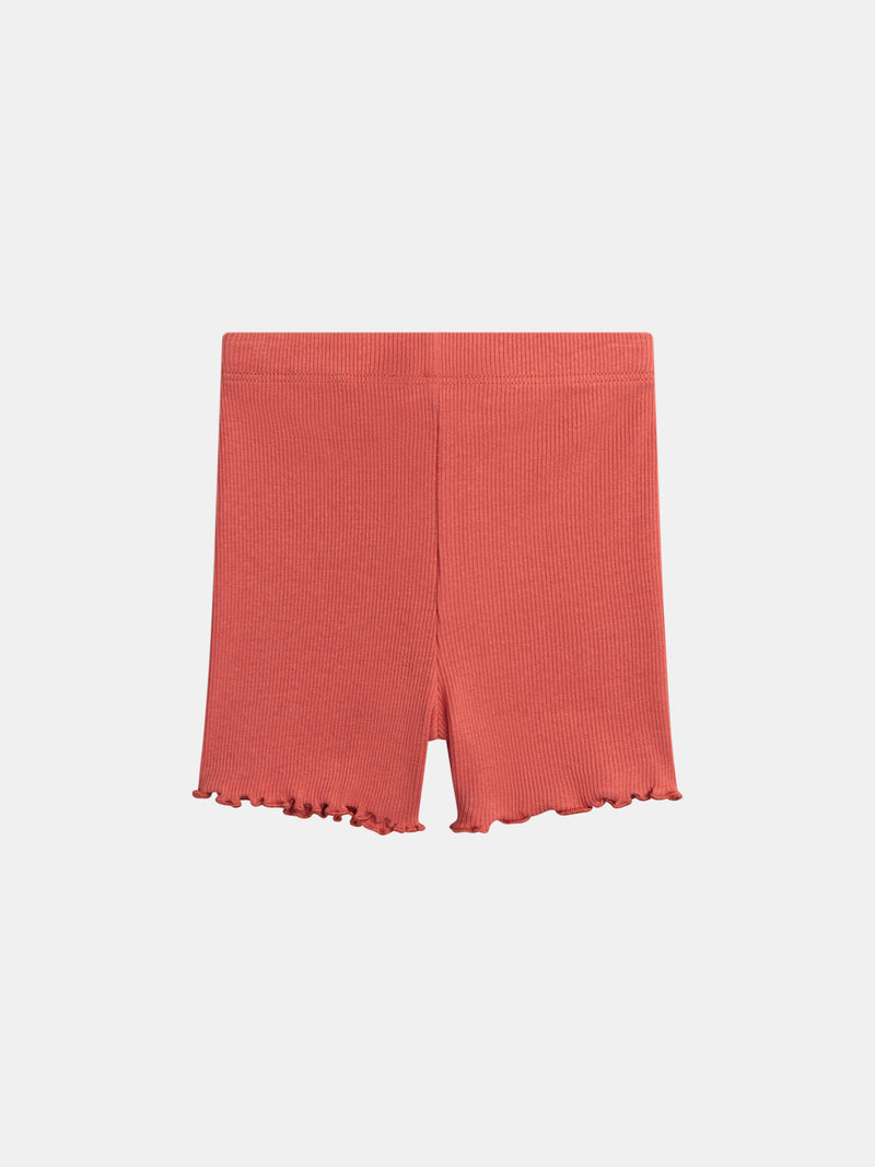 Cycliste rouge pour bébé fille