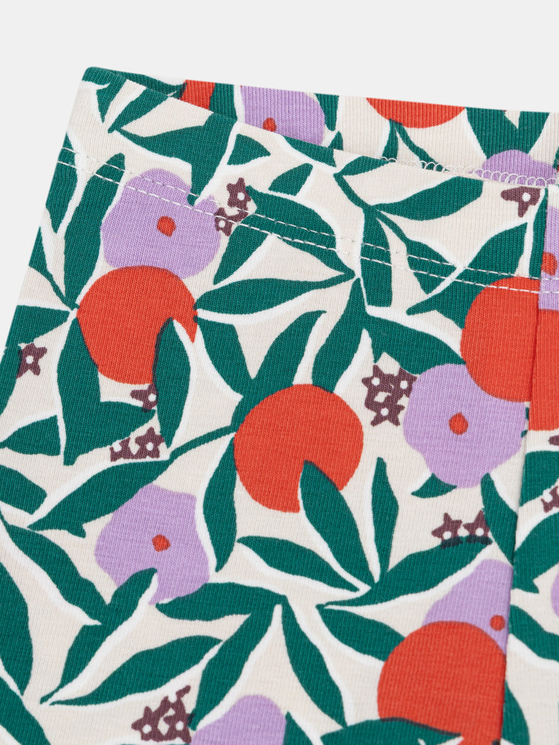 Legging impimé fleuri pour bébé fille