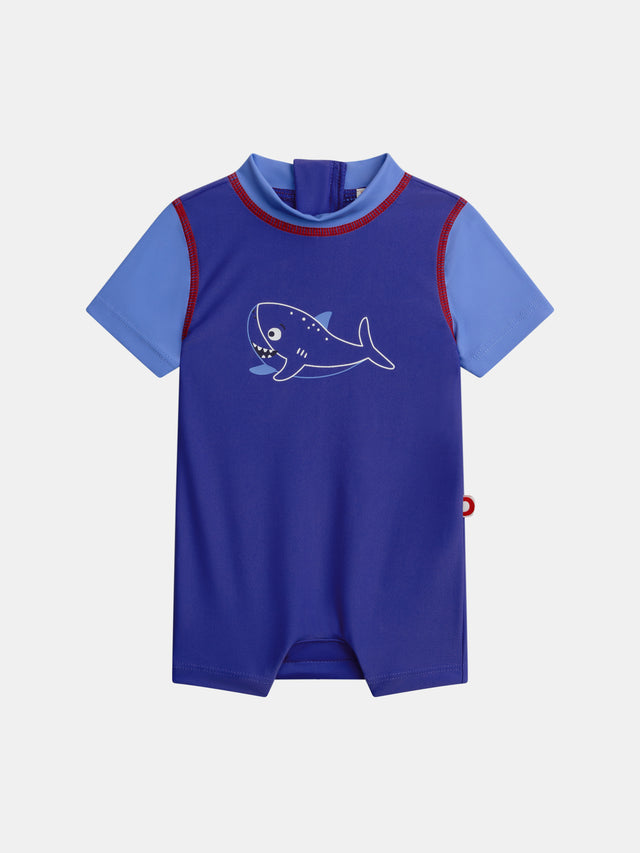 Combinaison de bain UPF 50+requin pour bébé garçon