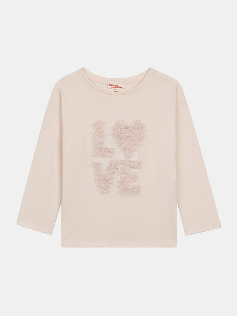 Tee Shirt Manches Longues Ecru