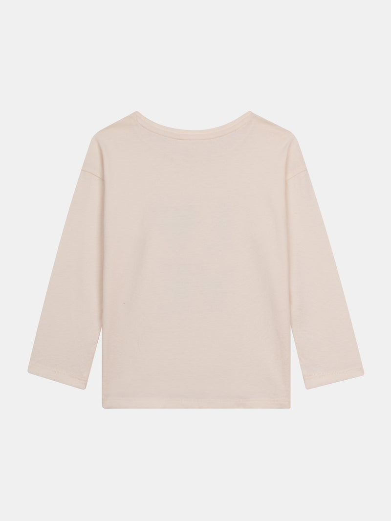 Tee Shirt Manches Longues Ecru