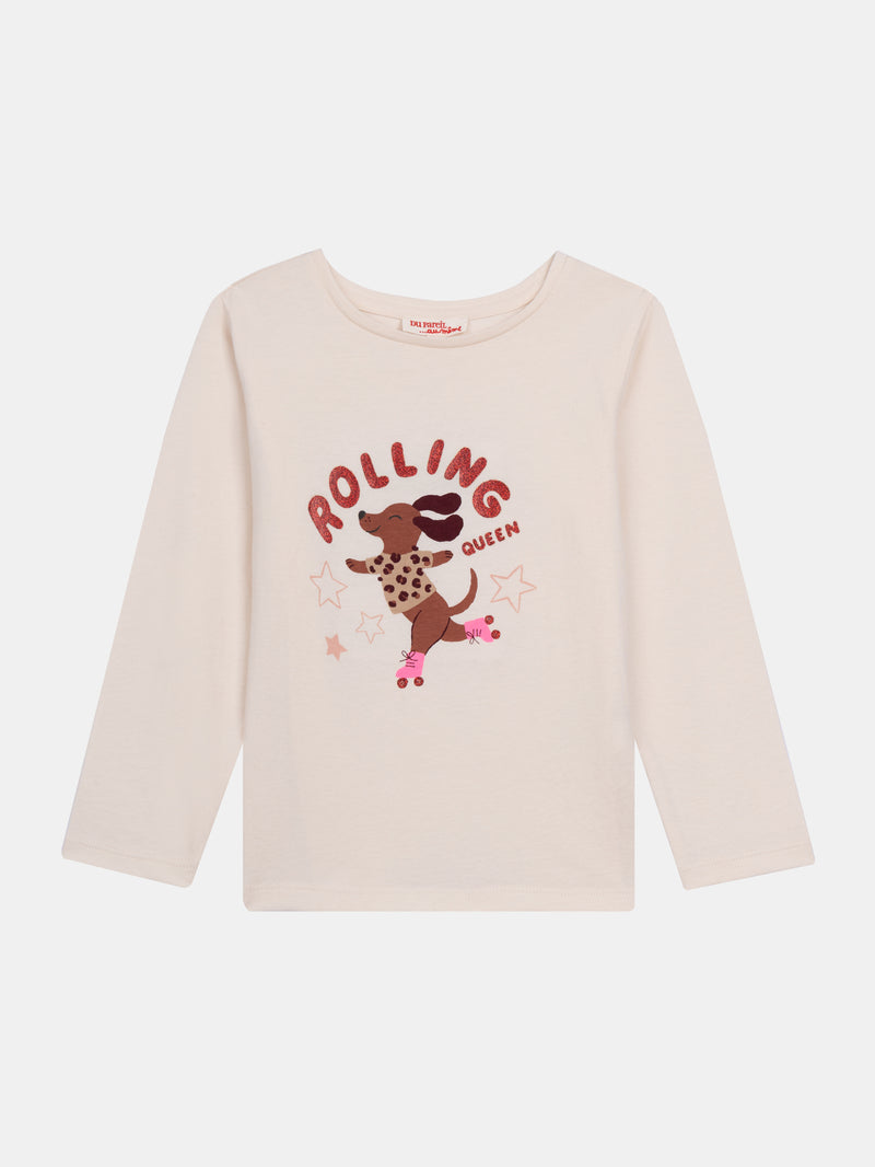 Tee Shirt Manches Longues Ecru