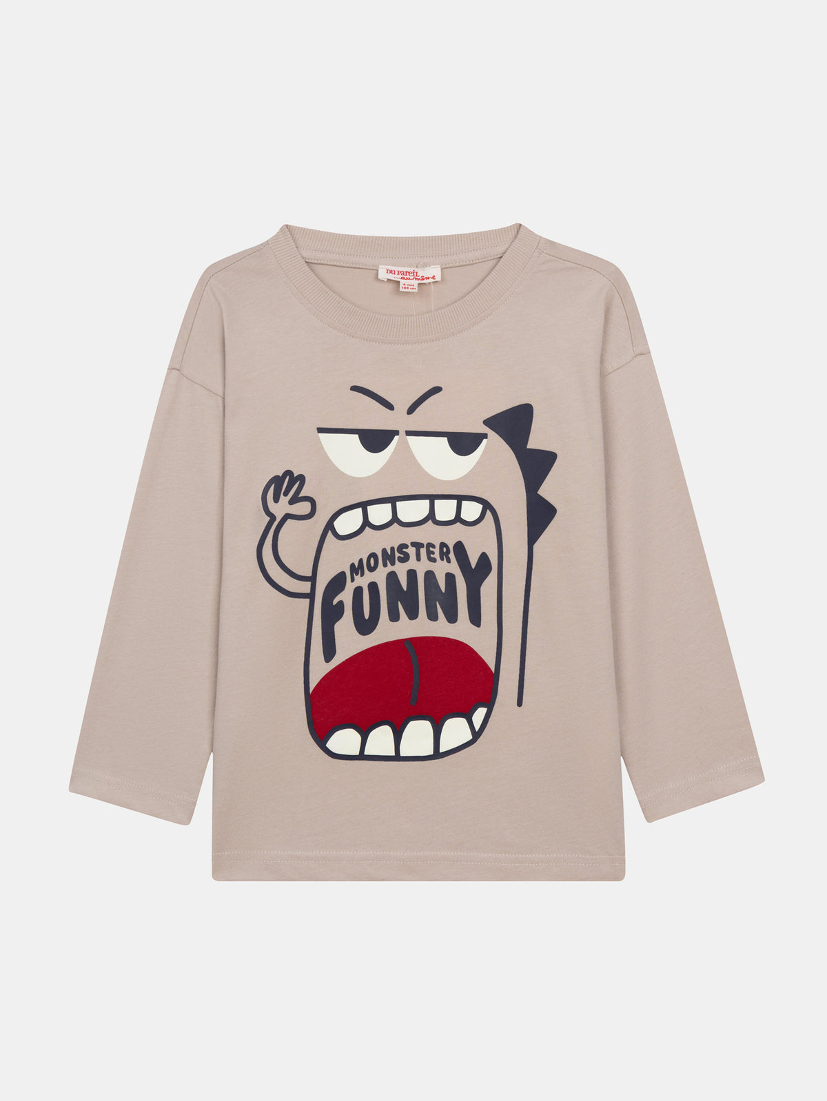 Tee Shirt Manches Longues Ecru