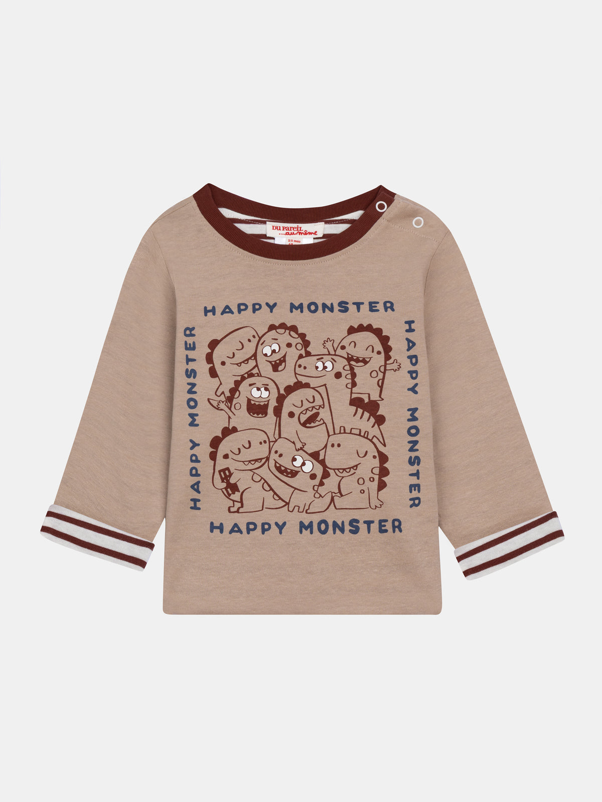 Tee Shirt Manches Longues Ecru