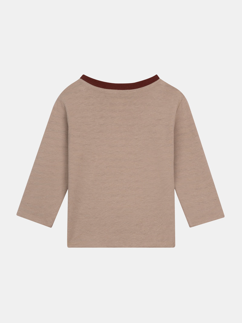 Tee Shirt Manches Longues Ecru