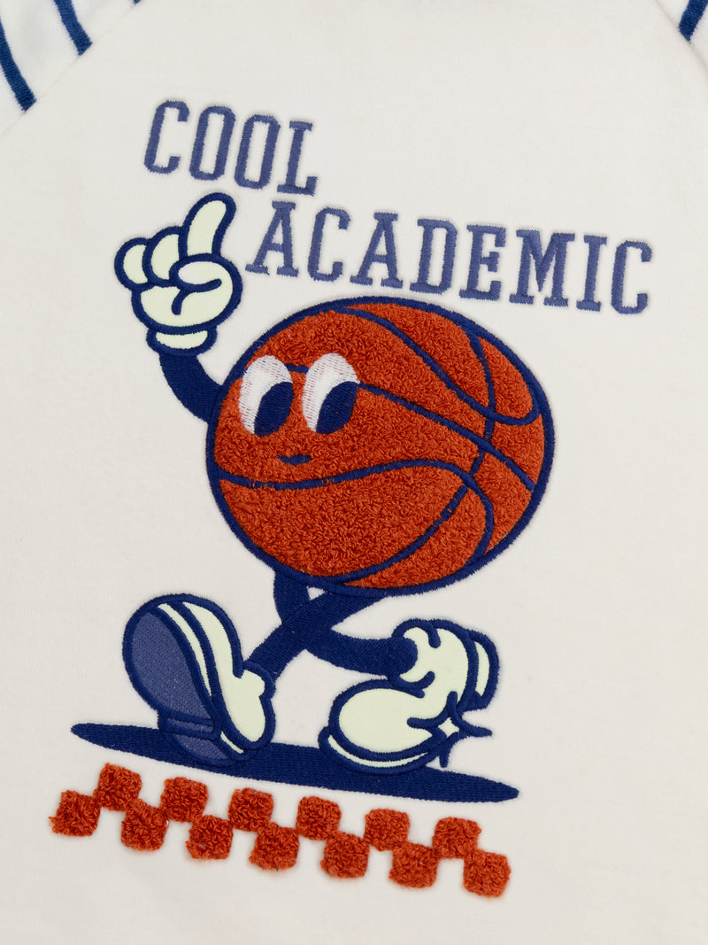 Pyjama 2 pièces en velours phosphorescent "Cool Academic " pour enfant garçon