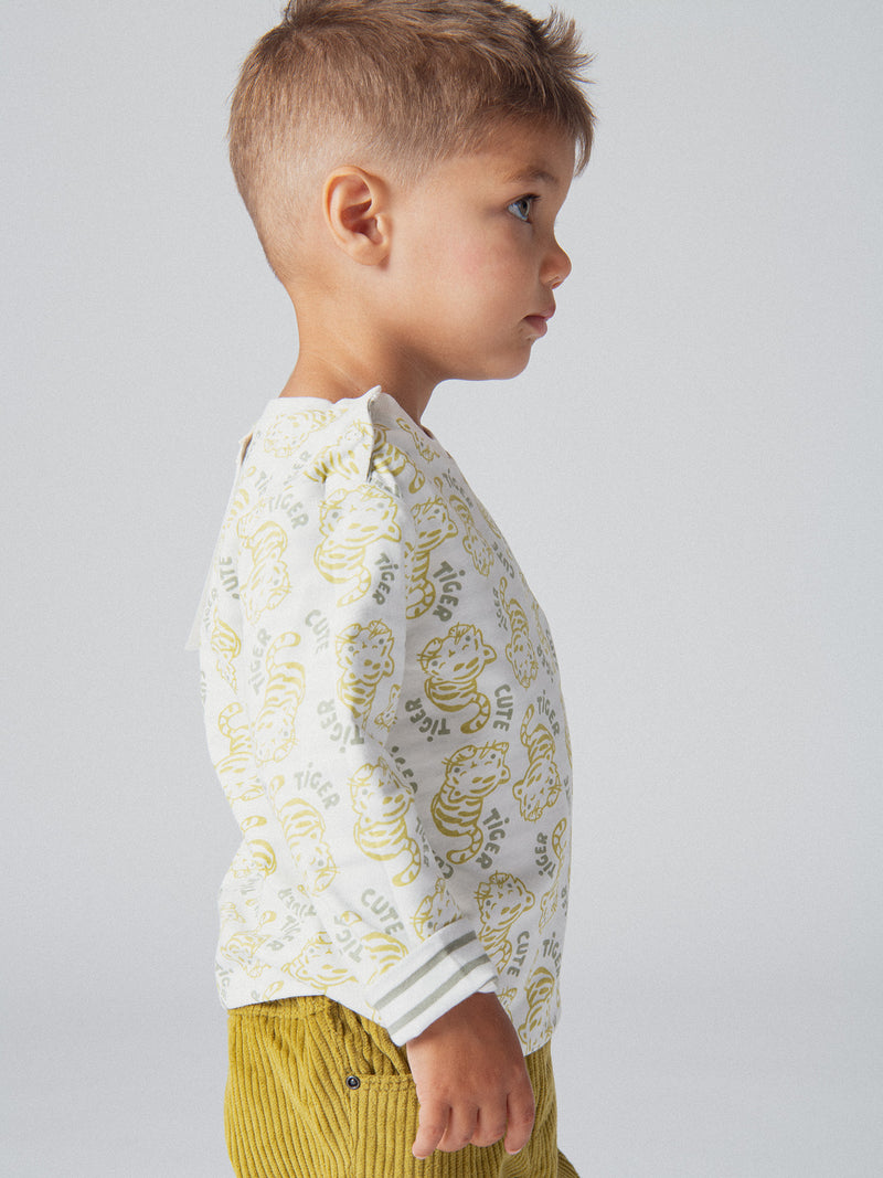 Tee-shirt réversible "Cute Tiger" pour bébé garçon
