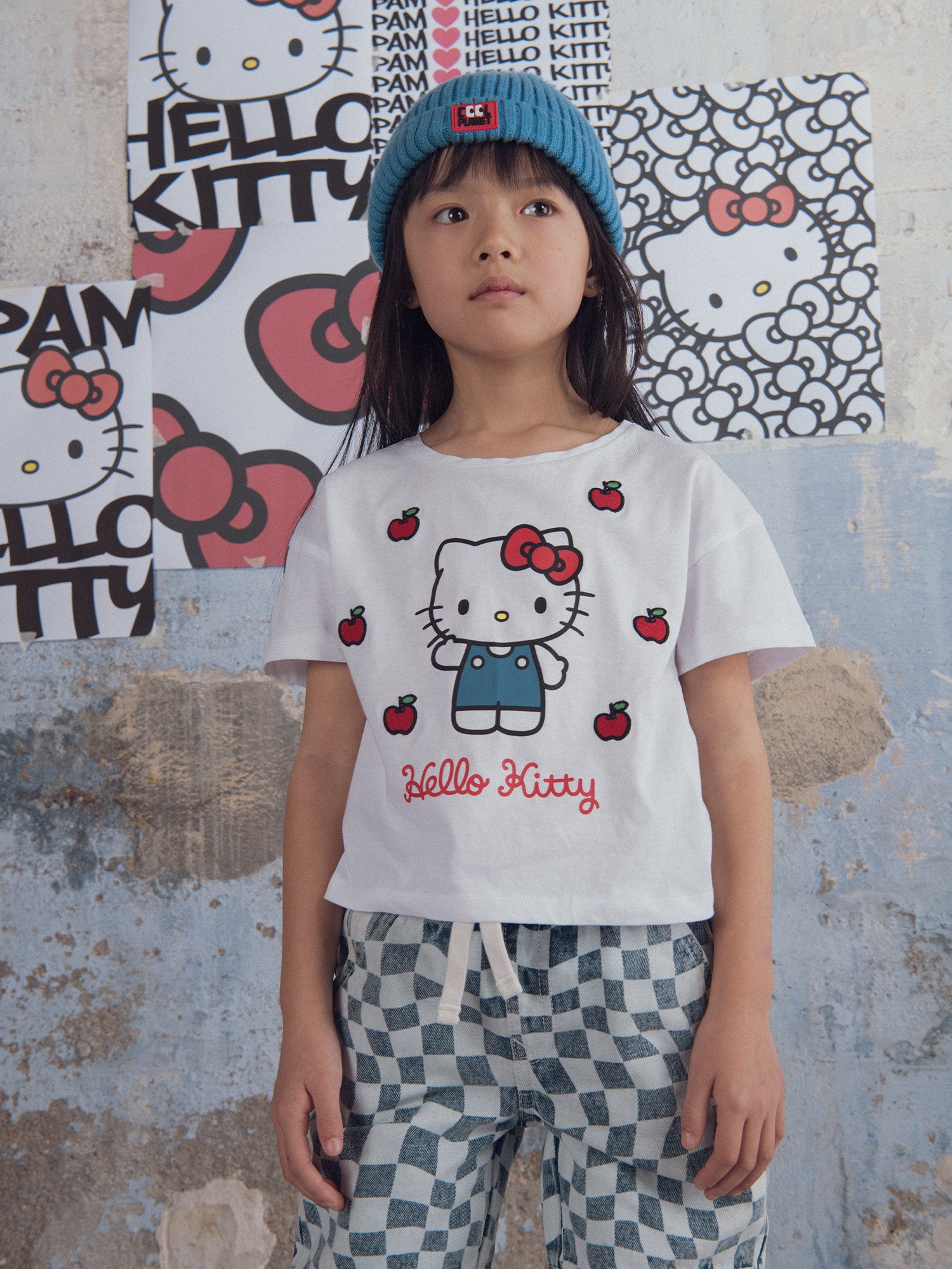 T-shirt blanc Hello Kitty