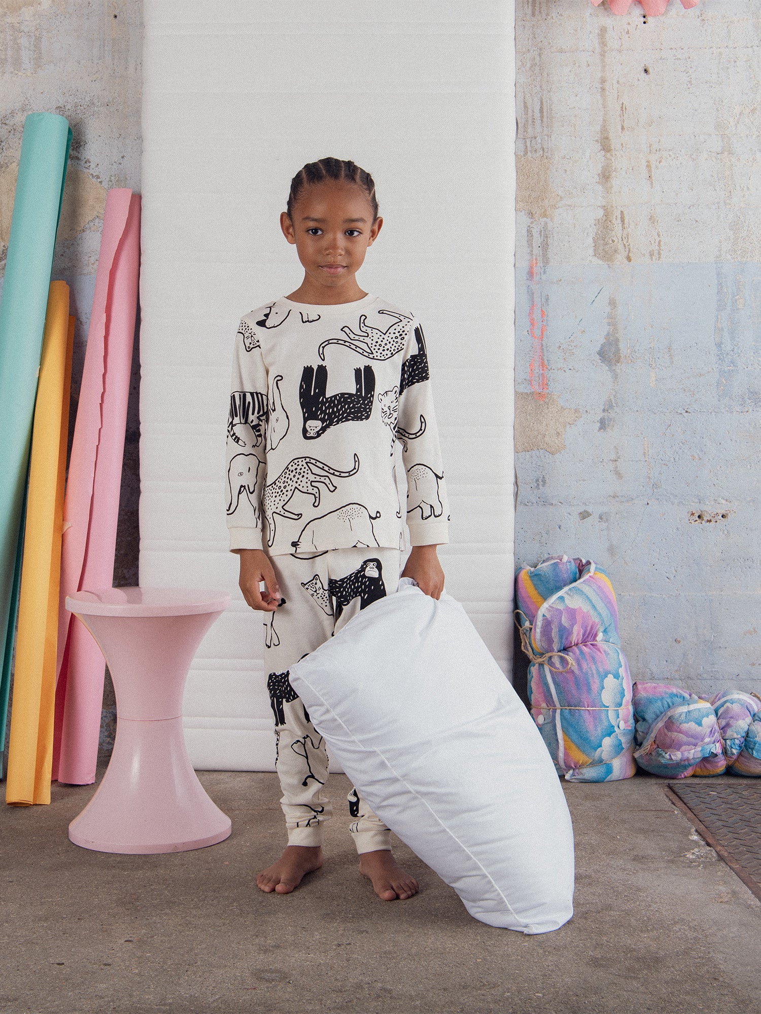 Pyjama avec imprimé intégral "Wild Safari" pour enfant garçon