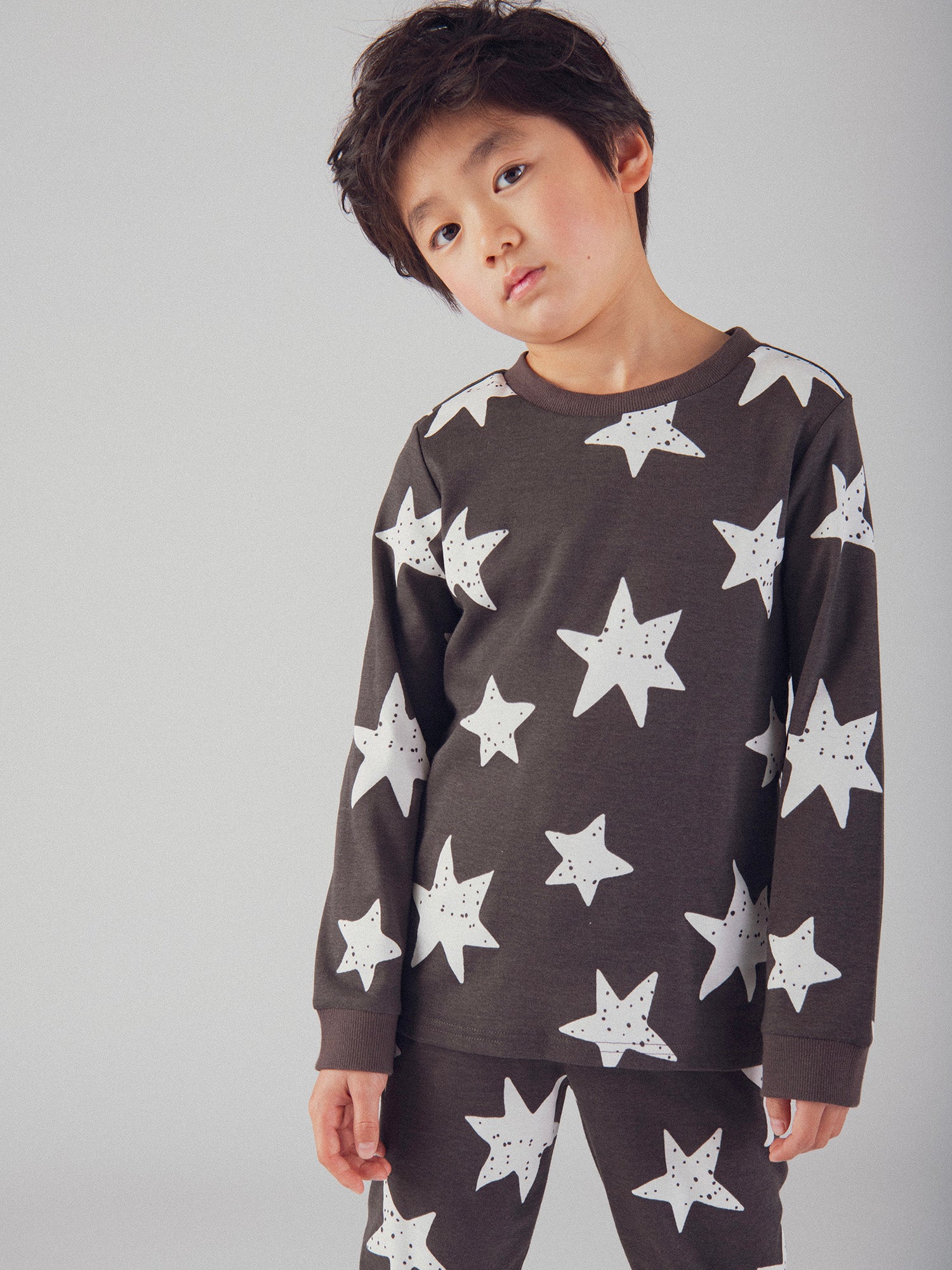 Pyjama phosphorescent avec imprimé intégral étoilé pour enfant garçon