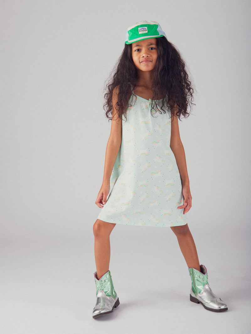 Robe de nuit phosphorescente imprimé "Licornes Magiques" pour enfant fille