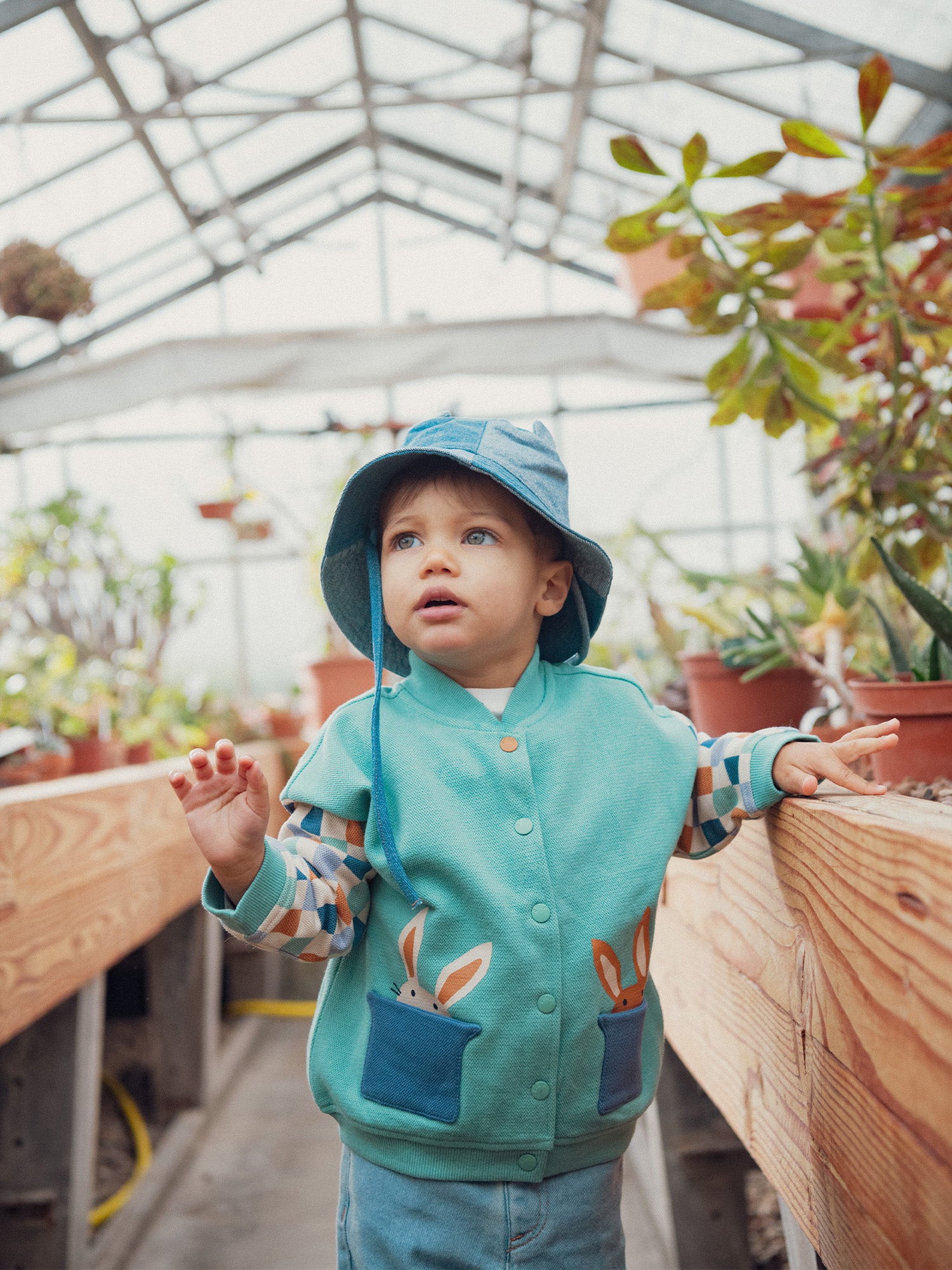 Gilet lapin pour bébé garçon