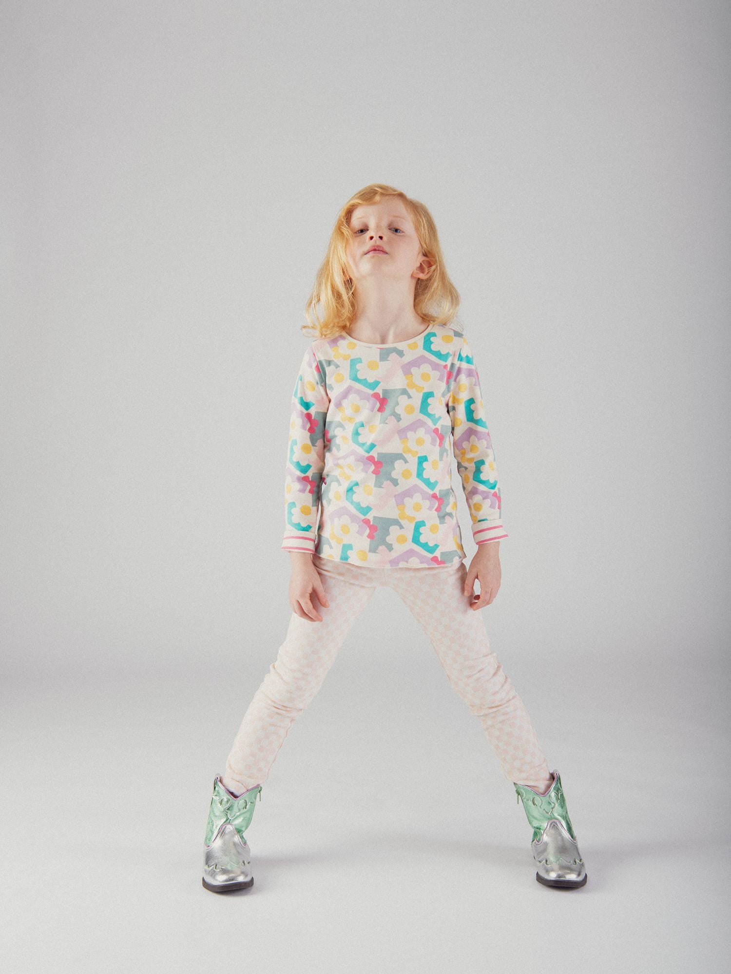 T-shirt à manches longues réversible pour fille