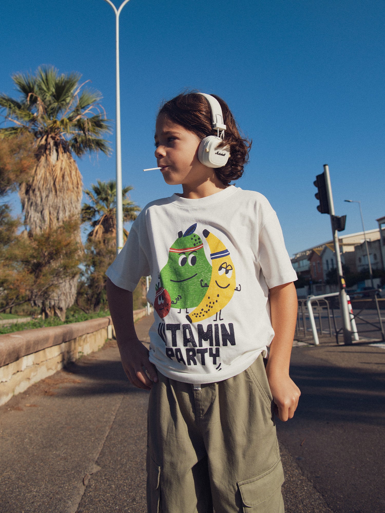 T-shirt manches courtes Vitamin party  pour garçon