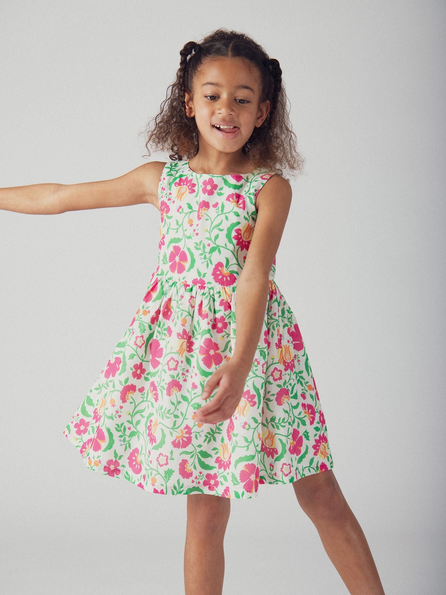 Robe imprimée floral pour fille