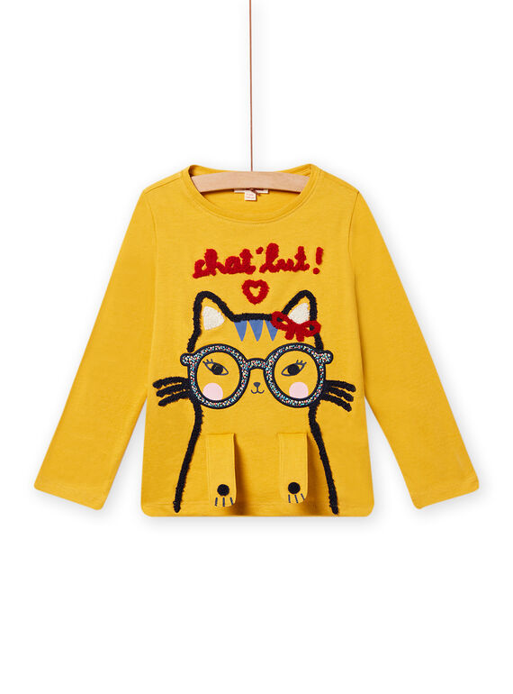 Tee Shirt Manches Longues jaune NALUTEE2 / 22S901P2TMLB118