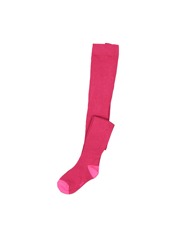 Collant rose pailleté fille FYABACOL / 19SI0161COL099